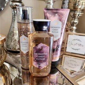 Bath and body works Enchanted Candy Potion Shower Gel and Body Cream Set